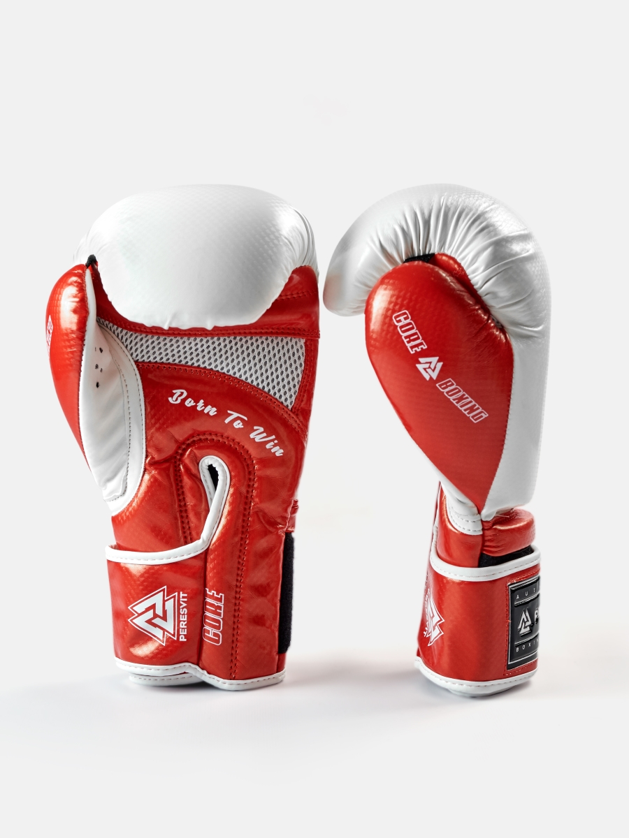 Peresvit Core Boxing Gloves White Red, Photo No. 2